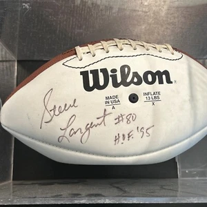 steve largent Autograph Football Inscribed Hall Of Fame 95 no coa - Picture 1 of 5