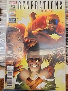 Generations The Bravest (Nov 2017, Marvel) Stan Lee Box variant Captain Mar-Vell - Picture 1 of 1