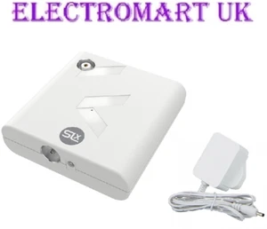 DIGITAL TV FREEVIEW AERIAL AMPLIFIER SIGNAL BOOSTER 1 WAY BUILT IN 4G 5G FILTER - Picture 1 of 1