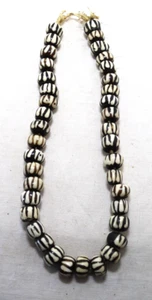 Bone Trade Beads African Large Beads 1" Wide Small Hole 39 Beads - Picture 1 of 9