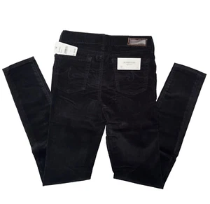 NEW Adriano Goldschnied AG Twiggy Plush Super Skinny Pants Girls 12 Fuzzy Jean - Picture 1 of 16