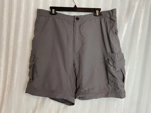 Magellan Outdoor Fish Gear Water Repellent Gray Shorts Size 2XL Inseam 6in - Picture 1 of 9
