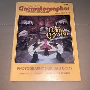 Vintage Movie Magazine American Cinematographer Dec. 1982 Dark Crystal P5 - Picture 1 of 9