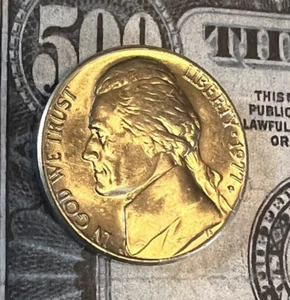 1977 D Jefferson Nickel - BU - Proof Like.  Combined Shipping. - Picture 1 of 2