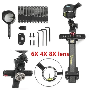 TX9610 Compound Bow Sight Carbon Rod Adjustable Competition Archery Target Shoot - Picture 1 of 20