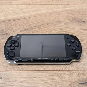 Consola sistema portátil Sony PlayStation PSP 3001E negra 4 GB memoria piezas reparación - Imagen 1 de 11