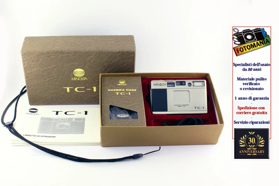 Minolta TC-1 rara eccellente completa garanzia 1 anno - Immagine 1 di 4