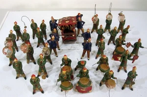 Traditional Chinese Wedding Procession PLASTER Figures set of 37. Vintage - Picture 1 of 8