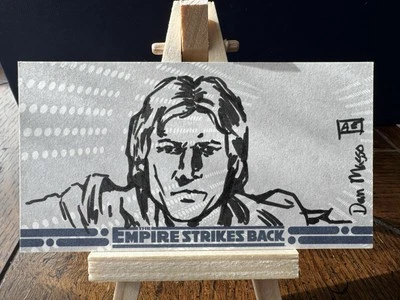 2010 Topps Star Wars Empire Strikes Back Widevision Han Solo By Dan Masso - Image 1 of 2