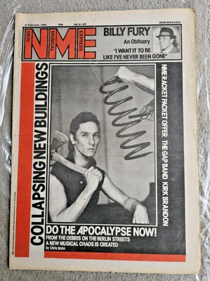 NME February 5 1983 Collapsing New Buildings New Musical Express Magazine Rare - Image 1 of 3