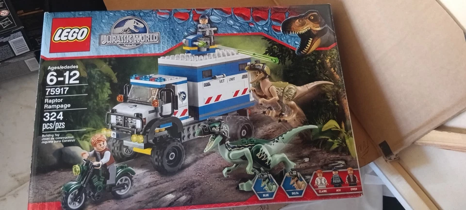 LEGO Jurassic World Raptor Rampage (75917) ¡NUEVO! ¡SELLADO! ¡ENVÍO GRATUITO! Foto 1 de 3