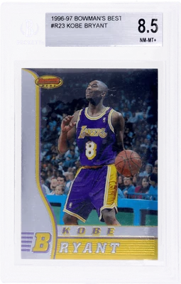 1996 Bowman's Best Kobe Bryant Rookie #R23 BGS 8.5 Rookie RC - Image 1 of 2