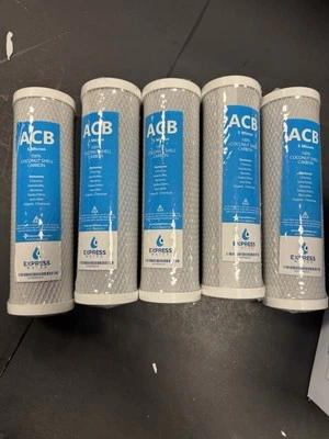 5 Activated Carbon Block Water Filter Replacement – 10 inch 5 Micron –  ACB - Image 1 of 2