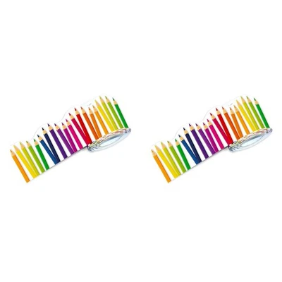 2 Rolle 18 M, Selbstklebende Pinnwand-Ränder, Gewellte Bordüren mit Bleisti4374 - Bild 1 von 4