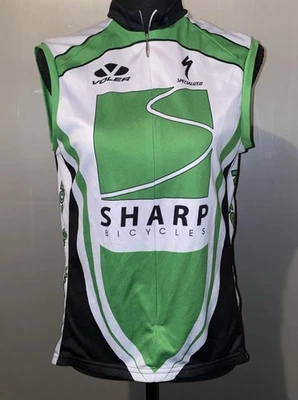 Camiseta deportiva de ciclismo Voler vintage grande verde 3/4 cremallera afilada hecha en EE. UU. Roseville CA Foto 1 de 4