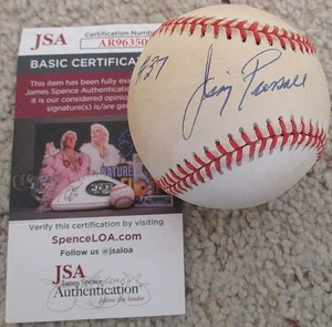 JIMMY PIERSALL (d. 2017) Signed OAL Baseball JSA Authenticated RED SOX Indians - Picture 1 of 3