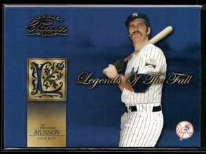 2003 Donruss Classics #LF-10 Thurman Munson Legends of the Fall #/2500 - Picture 1 of 2