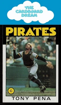 Tony Pena 1986 Topps #260 Pittsburgh Pirates Baseball Card - Image 1 of 2