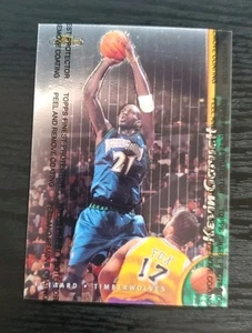 1998 Topps Finest Jumbo oversize #1 Kevin Garnett - Foto 1 di 3