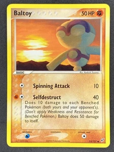 Pokémon Baltoy 53/107 DX EX Deoxys LP/NM - Picture 1 of 2