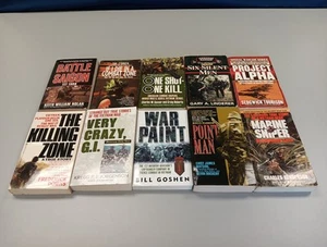 Lot of 10 Books on Vietnam War Military Soldiers Combat PB - Picture 1 of 2