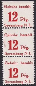 Lokalausgabe Spremberg Mi.Nr. 12 postfrisch markante Aufdruck Verschiebung (238) - Picture 1 of 2