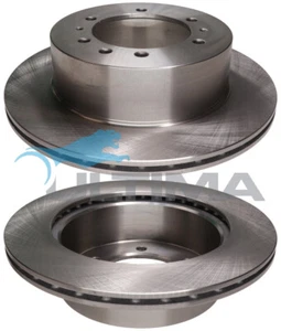 PAIR REAR Disc Brake Rotor FOR FORD MAVERICK DA 1988-1993 - Picture 1 of 2