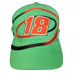Vintage #18 Bobby Labonte Interstate Batteries Nascar Racing Snap Back Hat - Picture 1 of 6
