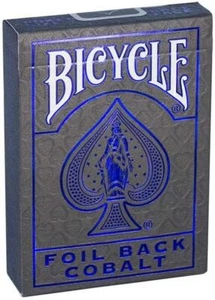 Bicycle Metalluxe Cobalt Rider Back Playing Cards - RED - Picture 1 of 3