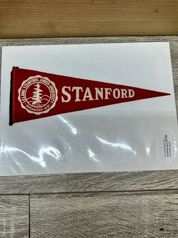 1950s Stanford Cardinals Indians University Mini Pennant 4x9 California Cover