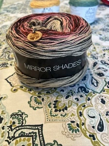 1 Cake Lana Grossa Mirror Shades Yarn 50/50 Cotton Virgin Wool - Picture 1 of 6