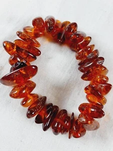 Vintage Amber Stones Bracelet - Picture 1 of 3