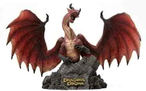 DRAGON'S DOGMA e-Capcom EDIZIONE LIMITATA Dragon Statue Figure PS3 Giappone USATO - Foto 1 di 21