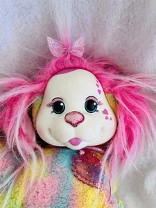 2016 cucciolo a sorpresa mamma peluche cane senza bambini tinto con cravatta arcobaleno animale imbottito - Foto 1 di 7
