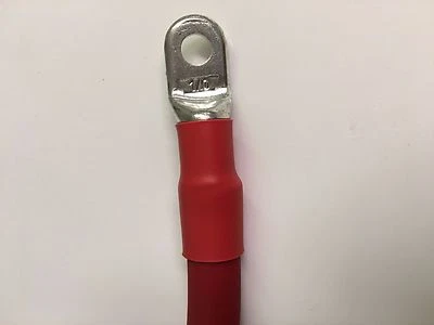 Cable de batería de cobre calibre 1/0 AWG 0 cable de alimentación coche, marino, inversor, autocaravana, solar Foto 1 de 2