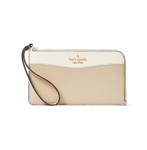 Billetera KATE SPADE Lucy Colorblock Cuero de Guijarros Mediana L-Zip KE575 - Imagen 1 de 4