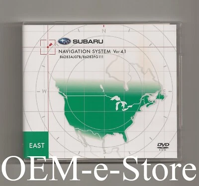 2010 2011 2012 Subaru Legacy Outback GPS Navigation DVD EAST U.S CAN Map Ver 4.1 - Image 1 of 4