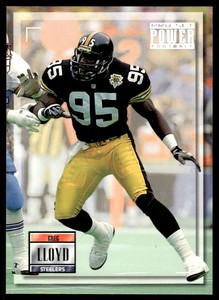 1993 Pro Set Power Greg Lloyd Pittsburgh Steelers #195