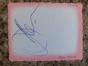 Jason Donovan "Neighbours" "Especially For You" Personally Signed Card AFTAL COA
