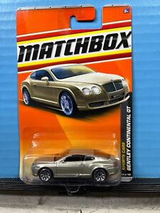 1/64 MATCHBOX BENTLEY CONTINENTAL GT COUPE SILVER/GOLD