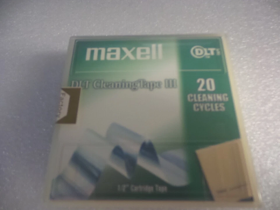 Maxell  DLT cleaning tape III  for DLT1 & 2 type drives Factory sealed - Image 1 of 1