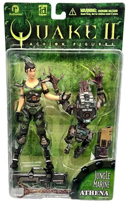 Figura de acción Quake 2 Jungle Marine Athena 1998 ReSaurus juego coleccionable nueva Foto 1 de 4