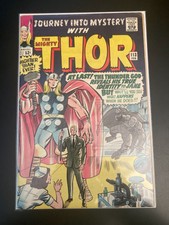 JOURNEY INTO MYSTERY 113 *Loki Origin!* Kirby Thor! (FN/VF) But Small Ad Clipped