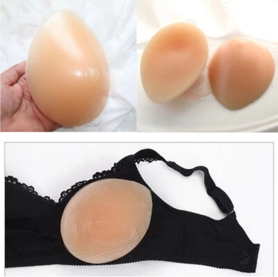 Waterdrop Silicone Breast Form Bra Insert Fake Boob for Mastectomy Crossdresser - Image 1 of 4