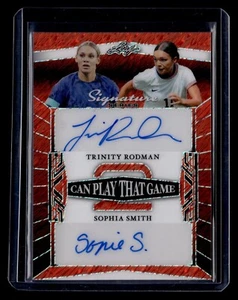 TRINITY RODMAN SOPHIA SMITH 2025 Leaf Signature Series Auto #1/1 DUAL SHIMMER - Picture 1 of 2