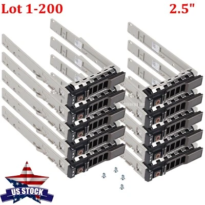 Lot 2.5" 8FKXC Drive Caddy for Dell PowerEdge R630 R720 R620 T430 T630 Sled Tray - Image 1 of 4