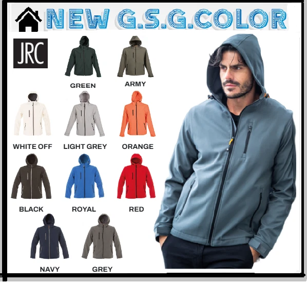 JRC Veste Homme Giubbotto Innsbruck Soft Shell À 2 Couches Imperméable - Photo 1/1