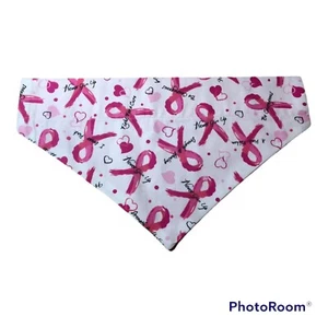 Dog Collar Bandana Breast Cancer M 1990-1991 - Picture 1 of 1