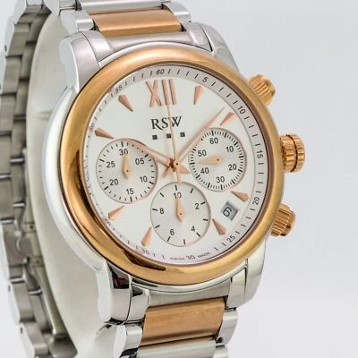RSW • 44mm • Reloj Cronógrafo Suizo • Cuarzo Acero Inoxidable • 5ATM • RSWC126 Foto 1 de 4