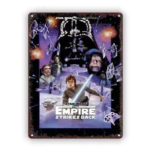 star wars metal tin sign vintage style for collector room - Picture 1 of 2